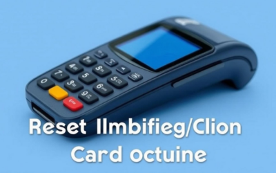 How to reset ingenico card machine