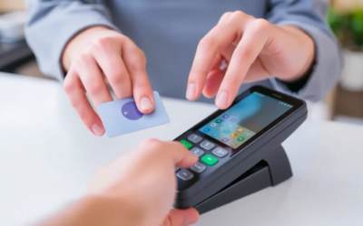 When using a pos device the payment must be processed