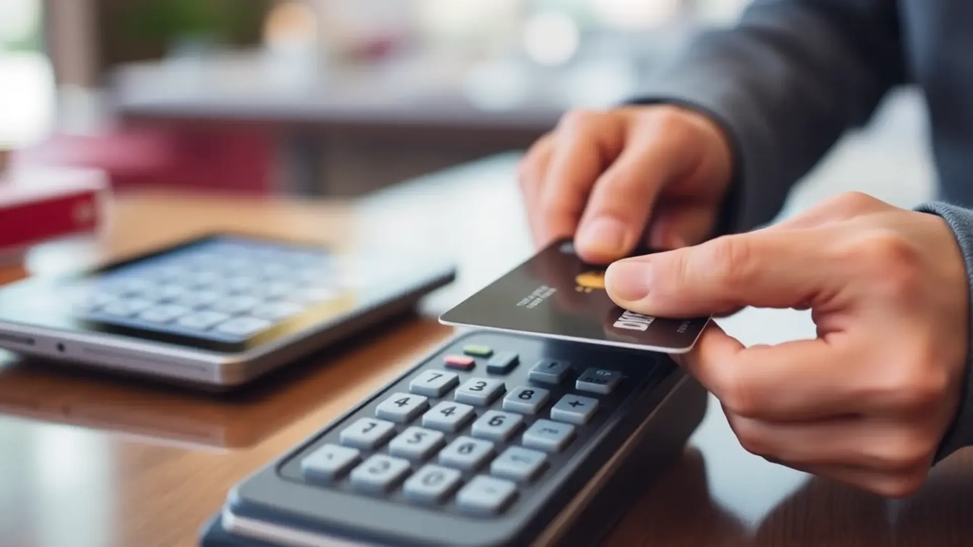 payment card processing - Illustration