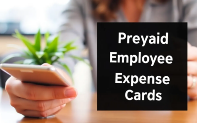 Prepaid employee expense cards