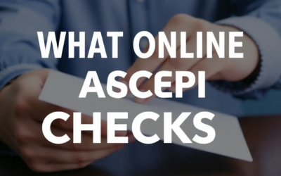 What online stores accept checks