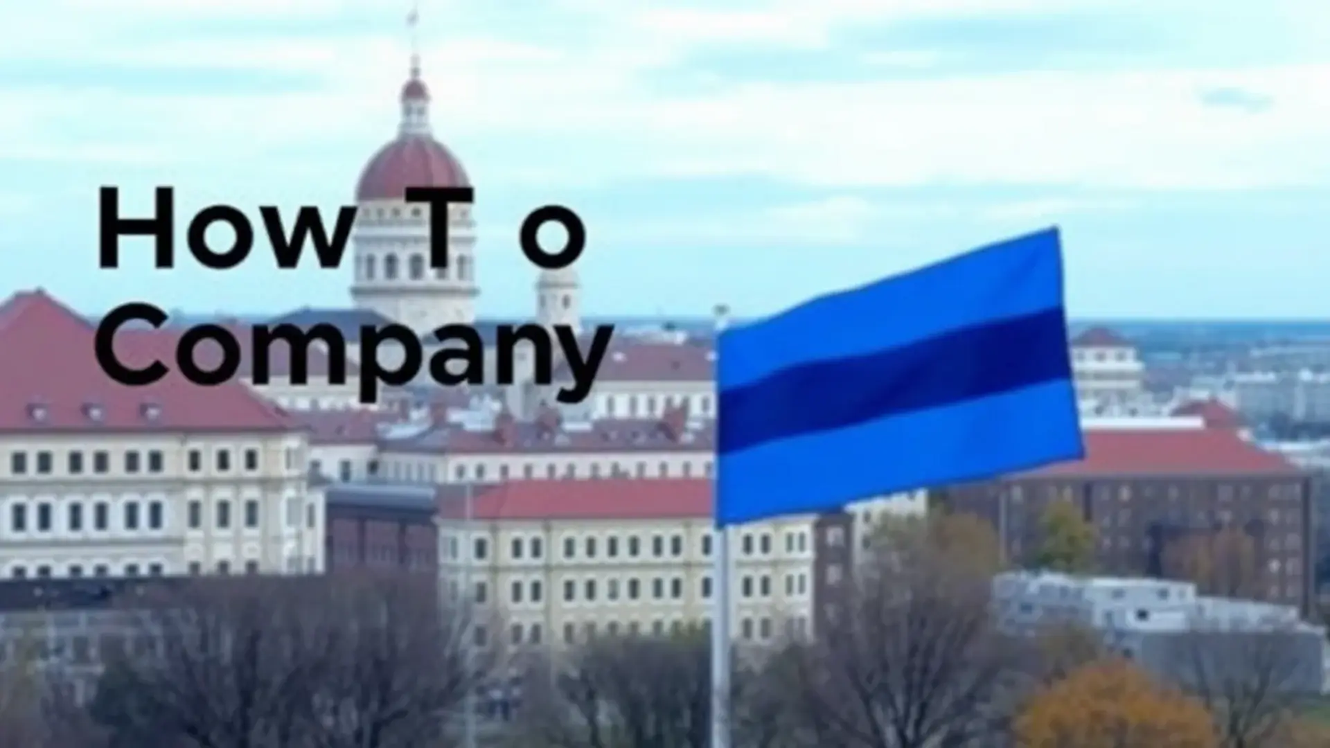 how to open a company in estonia - Illustration