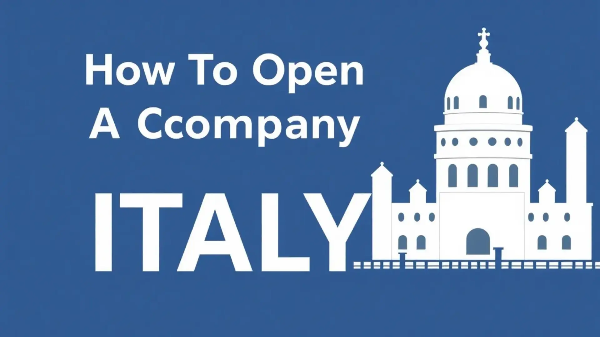 how to open a company in italy - Illustration