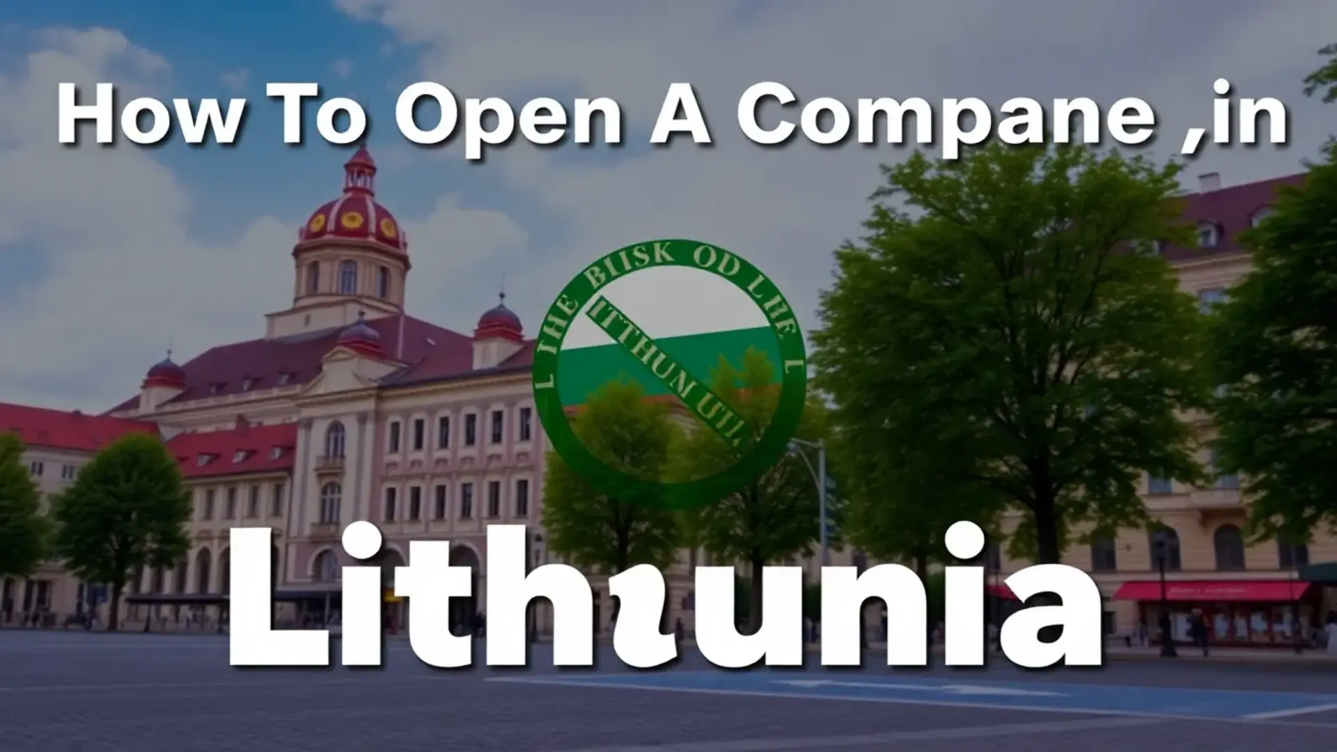 how to open a company in lithuania - Illustration