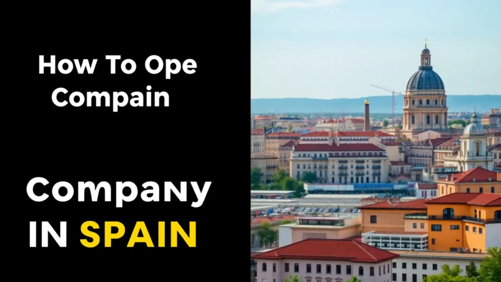 how to open a company in spain - Illustration
