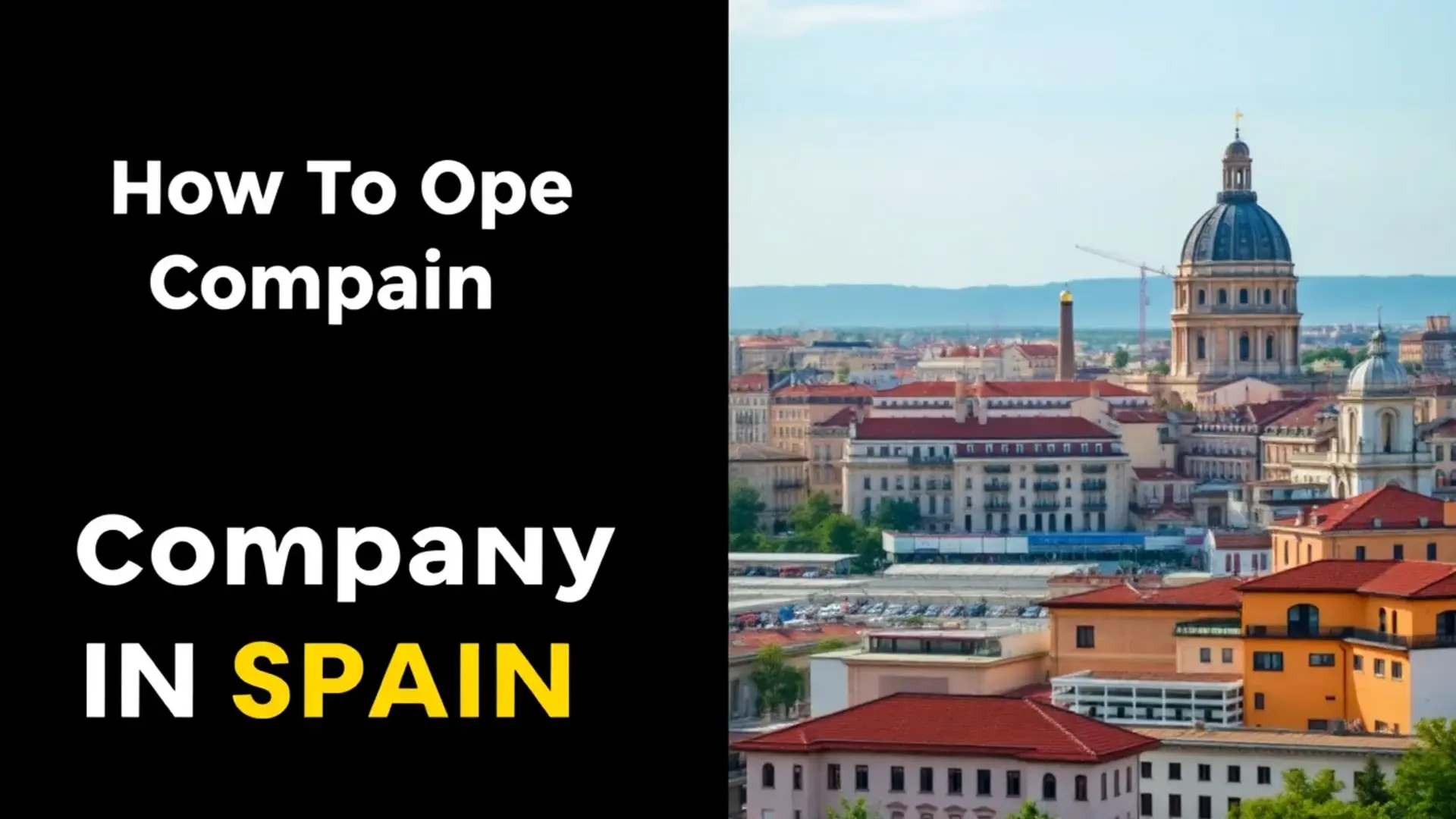 how to open a company in spain - Illustration
