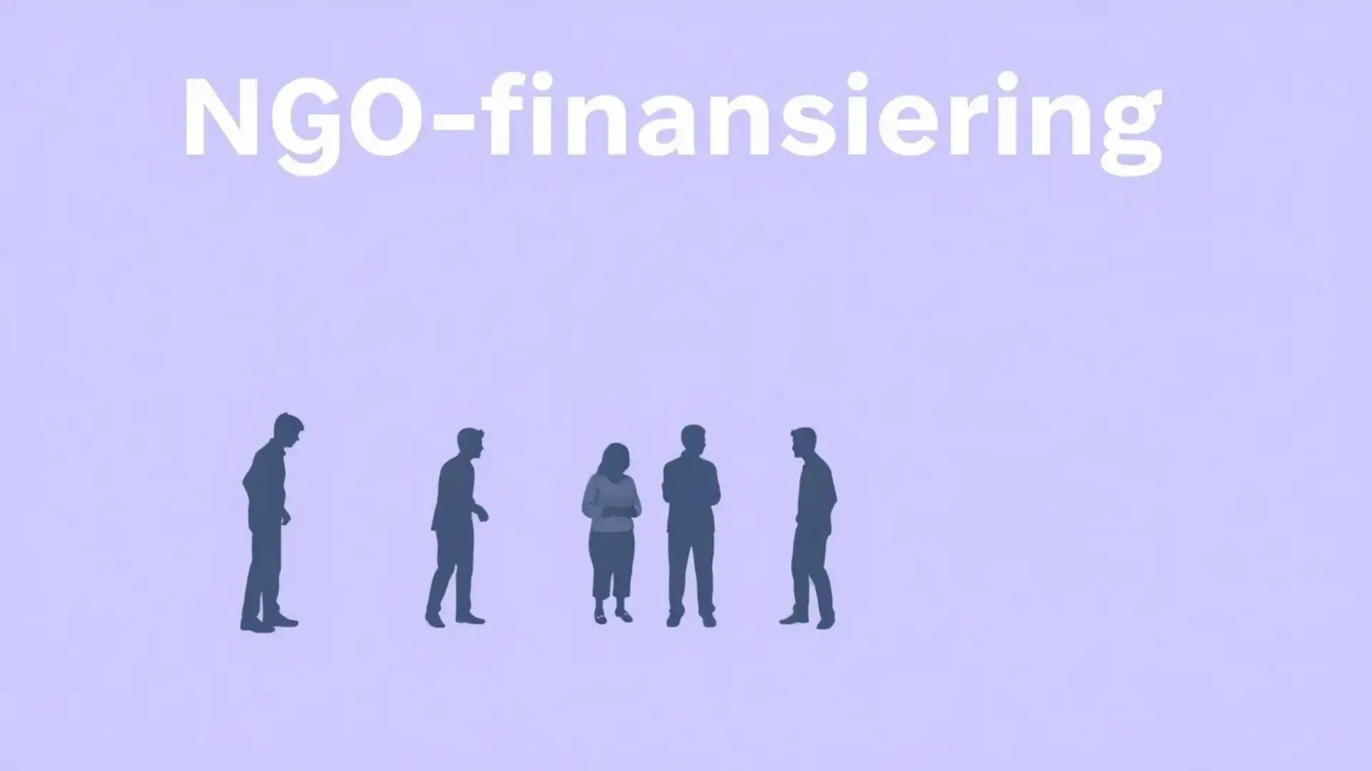 NGO-finansiering - Illustration