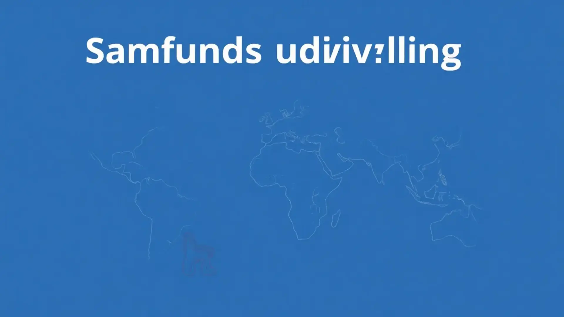 Samfundsudvikling - Illustration