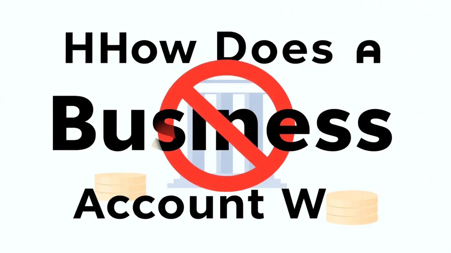 How does a business account work - Illustration