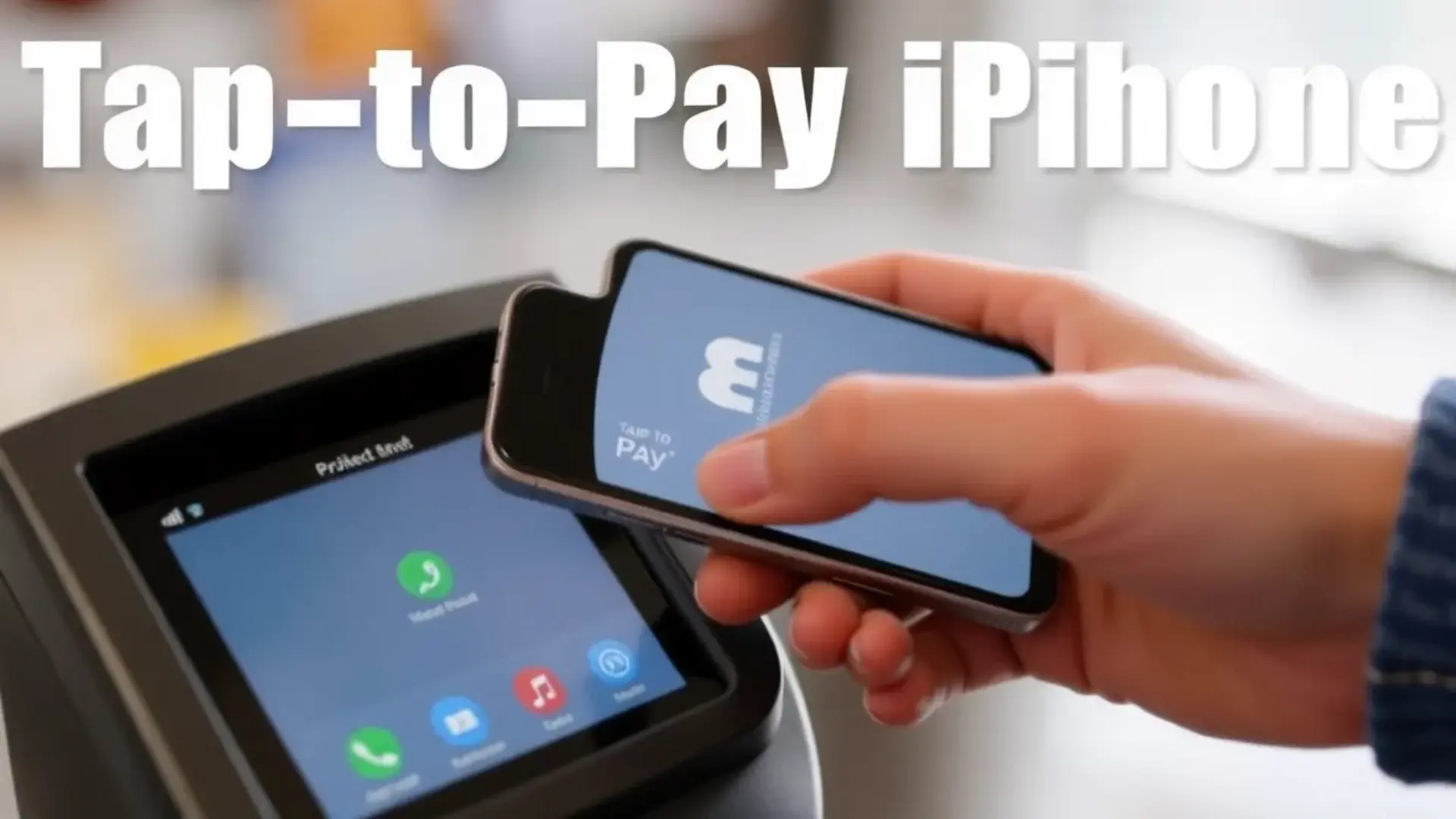 Tap-to-pay på iPhone - Illustration
