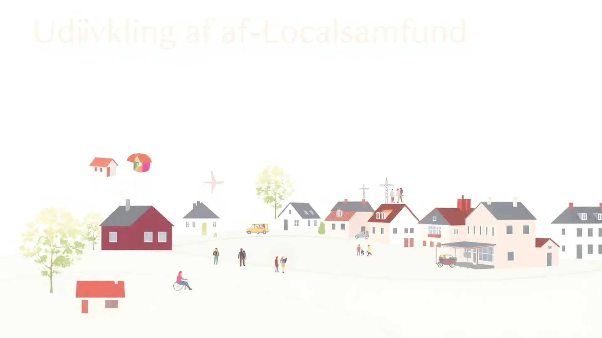 Udvikling af lokalsamfund - Illustration